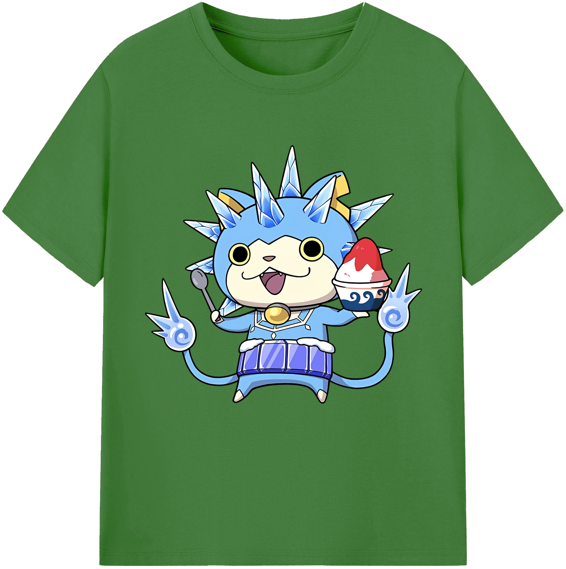 （画像用） 妖怪ウォッチ Yo-kai Watch レディースカジュアルプリントTシャツ（綿100％）